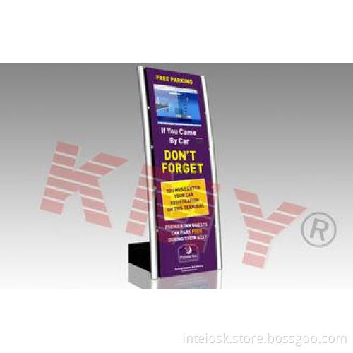 Free Staning Slim Self Service Card Dispenser Touch Panel K